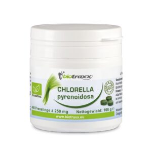 Biotraxx Chlorella pyrenoidosa 100g - 400 tabs